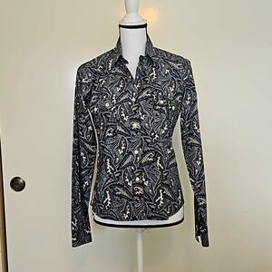 Women's NWT Paisley Western Button Down Shirt